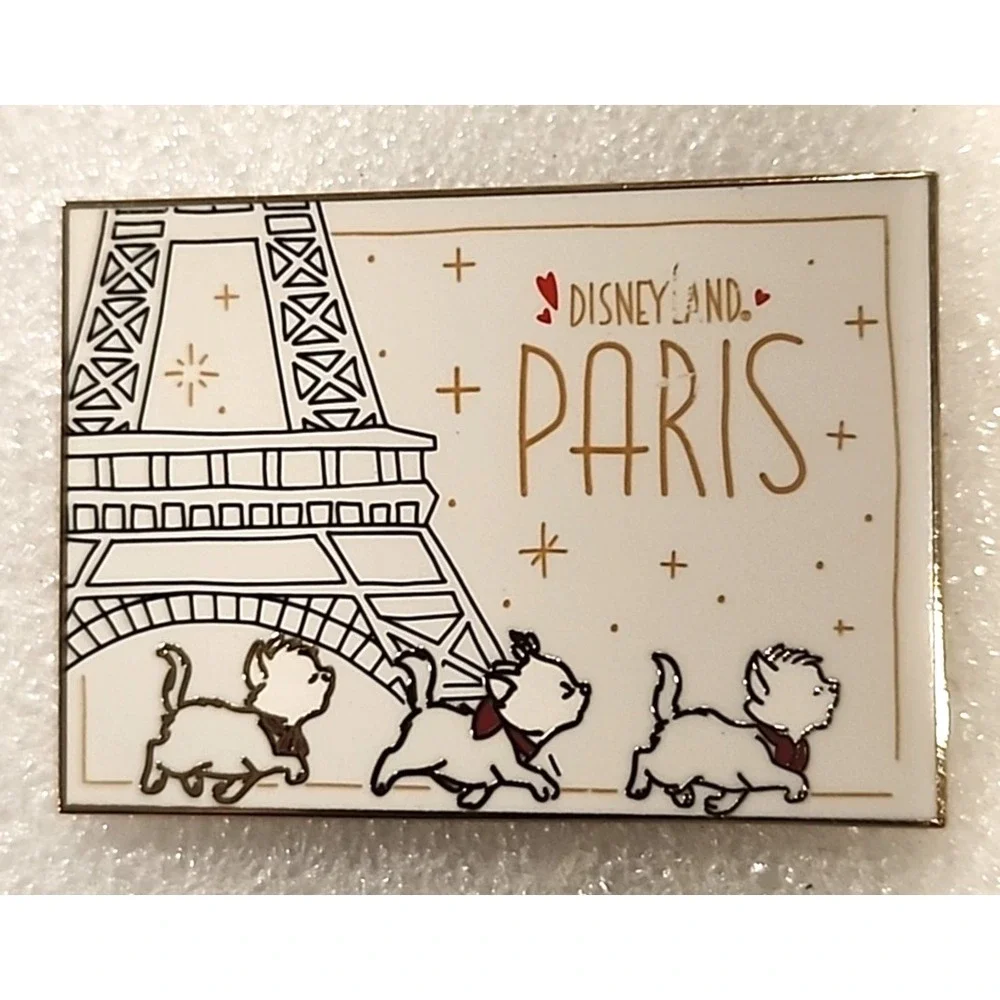 Disney‎ Pin  Aristocats Marie Cat Kittens Eiffel Paris Artist Proof AP 163219